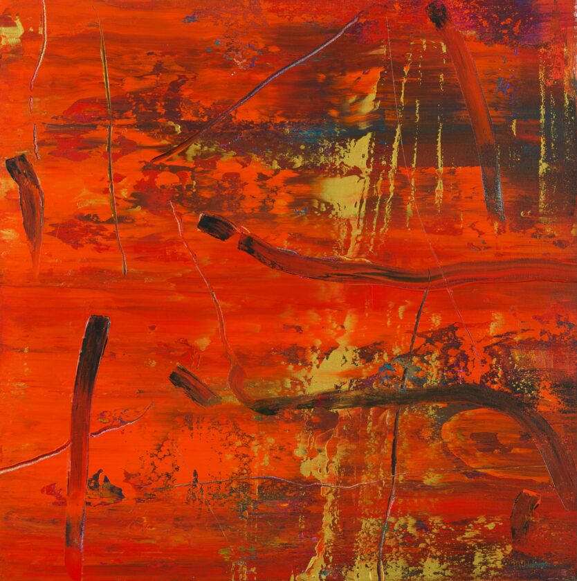 ‘Surface Tension 1’ (after Richter), King River - Altered Perspective Series (1356)