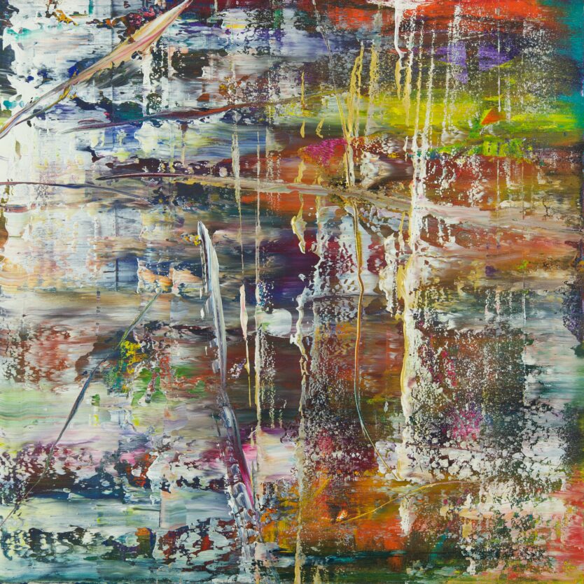 Surface Tension 2’ (after Richter), Pieman Heads - Altered Perspective Series (1357)